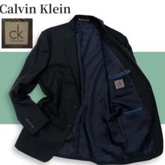カルバンクライン　フード付きジャケット　Sサイズ　ネイビー　チェック柄　未使用品 カルバンクライン メンズ ブルゾン Calvin Klein ブランド