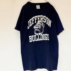 JEFFERSON BULLDOGS ネイビー メンズS ラッセルアスレチック