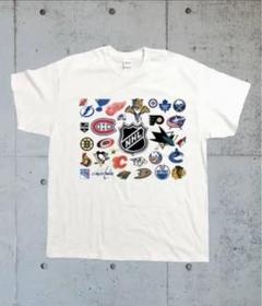 アメリカ NHL チームロゴ プリント Tシャツ Lサイズのサムネイル