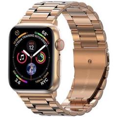 Apple Watch メタリック バンド 42/44/45mm ローズゴールド