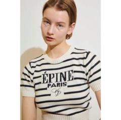 epine サマーニット ホワイト épine - エピヌ パリス サマーニット ÉPINE PARIS summer knit