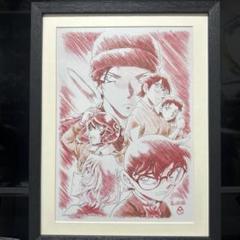ラッキーくじ劇場版賞　名探偵コナン 緋色の弾丸 額入りアート　ポスター