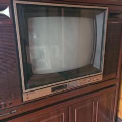 希少【ジャンク】日立 ブラウン管テレビ 木製枠 テレビ台 飾り棚 古民家 Amazon.co.jp: HITACHIブラウン管TV枠 リメイクキャビネット