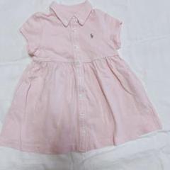 Ralph Lauren ピンク シャツドレス 80