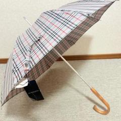 タグ付きBURBERRY LONDON バーバリー　ノバチェック　グレーUV長傘
