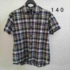 UNIQLO　チェック柄 半袖シャツ 140