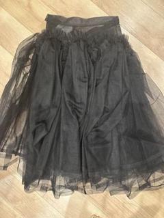NoirKeiNinomiya チュールスカート黒XS 20AW