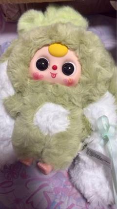 babythree MIA うさぎ ぬいぐるみ オイル目 BabyThree 400% うさぎ 垂れ耳 ピンク 兎 ぬいぐるみ