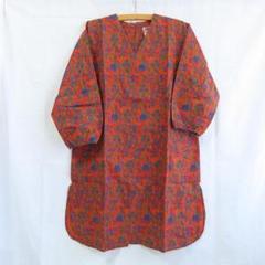 ハンドメイド　ロングのかっぽう着 割烹着 かわいい ロング かっぽう着 おしゃれ シンプル
