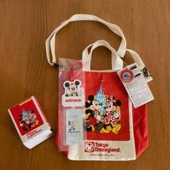 Disney - 新品ディズニー40周年メモリーゴーラウンドショルダーバッグパスケース付き ディズニー40周年 メモリーゴーラウンド ショルダーバッグ