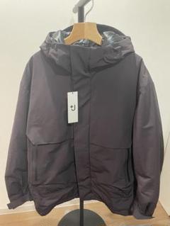 迅速返信　 ユニクロ+J ハイブリッドダウンオーバーサイズパーカMワイン J◇jilsander UNIQLO ハイブリッドダウンオーバーサイズパーカ