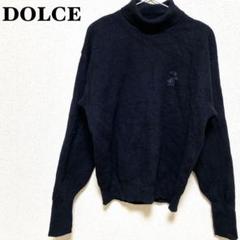 DOLCE ドルチェ タートルネック ニット ブラック シンプル 無地 長袖