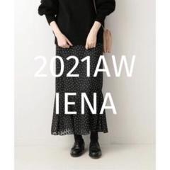 2025年最新】ienaイエナ ドットジャガードデザインスカートの