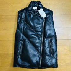 Helmut Lang ダウン レザーベスト