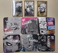 ヒロアカ原画展　ヴィラン　アートコースター　クリアカード