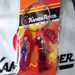 仮面ライダーストア　３連アクリルキーリング