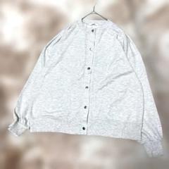 【chocol raffine robe】◆ミニ裏毛オーバーサイズカーディガン