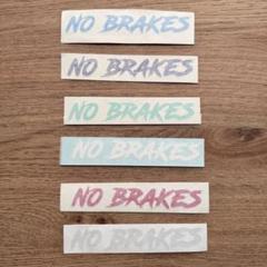 NO BRAKES デカール　ラスト青1枚！　MASH ピストのサムネイル