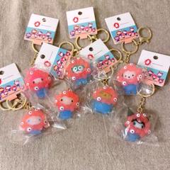 未開封 サンリオ×ミャクミャク全種類 なりきりマスコットクリアカラーキーホルダー