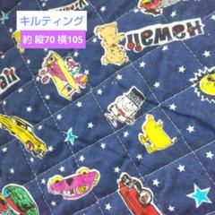 ハンドメイド素材 カラフルキャラクター キルティング生地 約70x105cm 綿