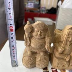 楠木一刀彫恵比寿大黒Ｎｏ．109ガラスケース付き 楽天市場】恵比寿大黒 木彫り 一刀彫 / 材料：欅（置物 木彫