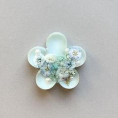 お花レジンヘアゴム