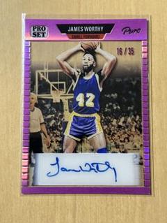 35枚限定 NBA LAKER LEGEND JAMES WORTHY AUTO