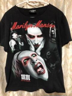 マリリンマンソン tシャツ 両面プリント 切りっぱなし