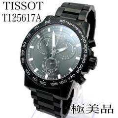 【極美品】ティソ　スーパースポーツ　T125617A ブラック　クロノグラフのサムネイル