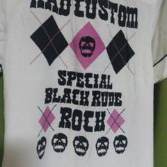 RAD CUSTOM スカル　ボーリングシャツ グランジ　y2k平成ギャル