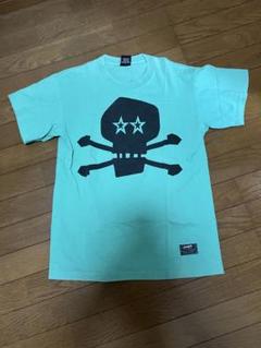 Stussy スカルプリント Tシャツ バックロゴ入り（Mサイズ）