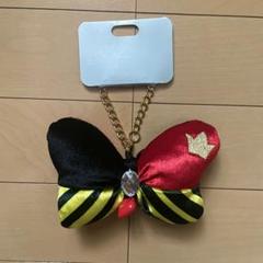 【不思議の国のアリス】 完売品 BIGリボン チャーム キーホルダー 赤