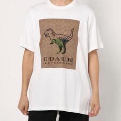 コーチ Tシャツ シグネチャー レキシー 恐竜 ソフトコットン