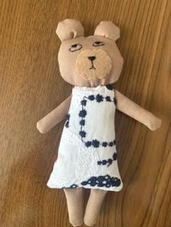 ハンドメイドミナペルホネン ぬいぐるみクマさん - メルカリ