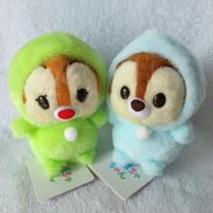 4点セット☆チップ&デール♡ユニコーン☆ぬいぐるみキーホルダー&うるぽちゃちゃん うるぽちゃちゃん ディズニーストア チップ＆デール ぬいぐるみ