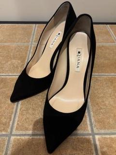 ✨美品✨ダイアナ DIANA オックスフォード【24】エナメル ブラック 厚底 ✨美品✨ダイアナ DIANA オックスフォード【24】エナメル