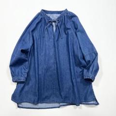 23区DENIM デニム 大きいサイズライトダンガリースキッパー