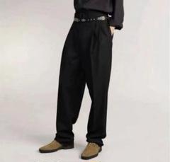 LEMAIRE ルメール 19ss サマーウール 2タック ベルテッドパンツ LEMAIRE ルメール 19ss サマーウール 2タック ベルテッドパンツ