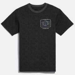 コラボ！COACH X CHAMPION スパンコール ロゴ 半袖Tシャツ