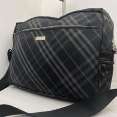 希少✨ バーバリーブルーレーベル ノバチェック ショルダーバッグ ロゴ金具