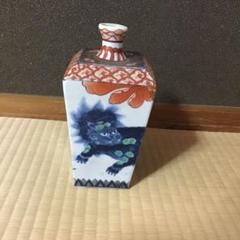 初期伊万里 有田 染付 大神宮 小徳利 一輪挿 合箱 初期伊万里 有田 染付 大神宮 小徳利 一輪挿 合箱