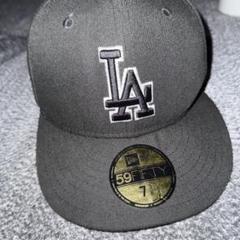 New Era 59FIFTY LAドジャースキャップ 7 3/8 ブラック - メルカリ