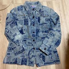 70s ヴィンテージ vintage 総柄 デニムジャケット