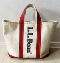 80s ビンテージ L.L.Bean 薪用 トートバッグ 松ぼっくり柄