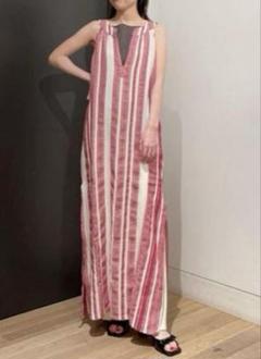 2024SS 新品 ELINA LEBESSI ノースリーブロングワンピース