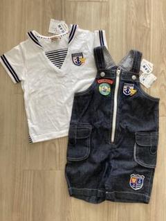 【新品】ミキハウス　マリン　Tシャツ＋オーバーオールセット　90 オーバーオールセット【BOX付き】 – ミキハウスオフィシャルサイト