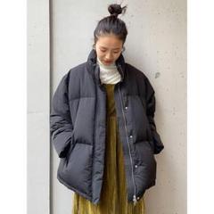 Ungrid / アングリッド / ミドル丈ルーズシルエットダウン ブラックのサムネイル