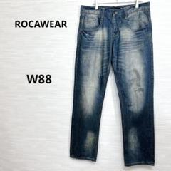 美品★ROCAWEARロカウェア　デニムパンツ　Gパン　W88 TONY FIT