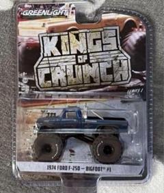ビッグフット1974 フォード F-250モンスタートラックダーティバージョン 1974 Ford F-250 Monster Truck with 66-Inch Tires Blue