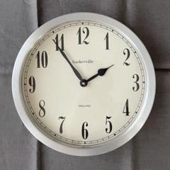 【ジャンク品】掛時計　baskerville バスカヴィル　イギリス　アナログ